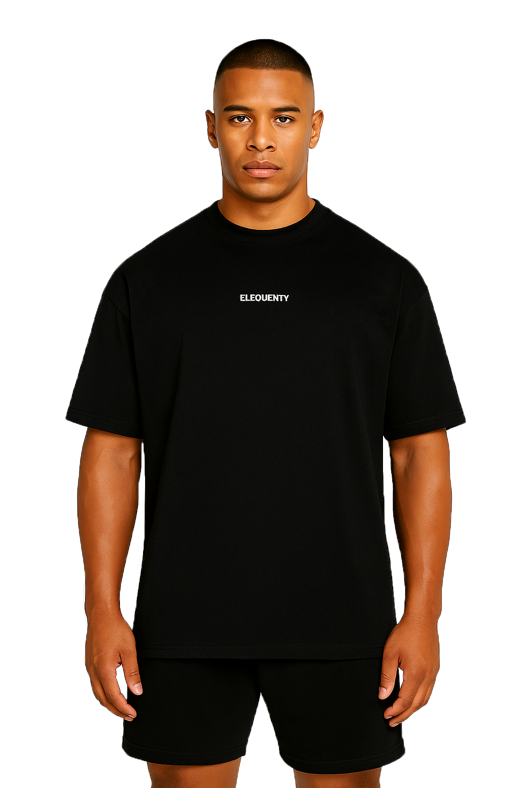 World in your Hands Oversized Tee Dark