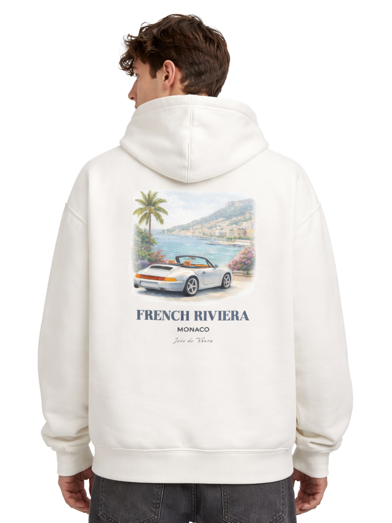 Riviera in Motion Oversized Hoodie Light