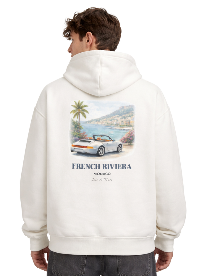 Riviera in Motion Oversized Hoodie Light